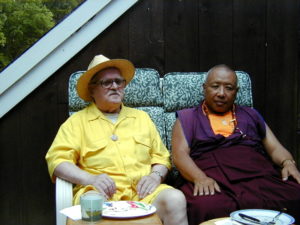Rinpoche and Wim at PSC picnic